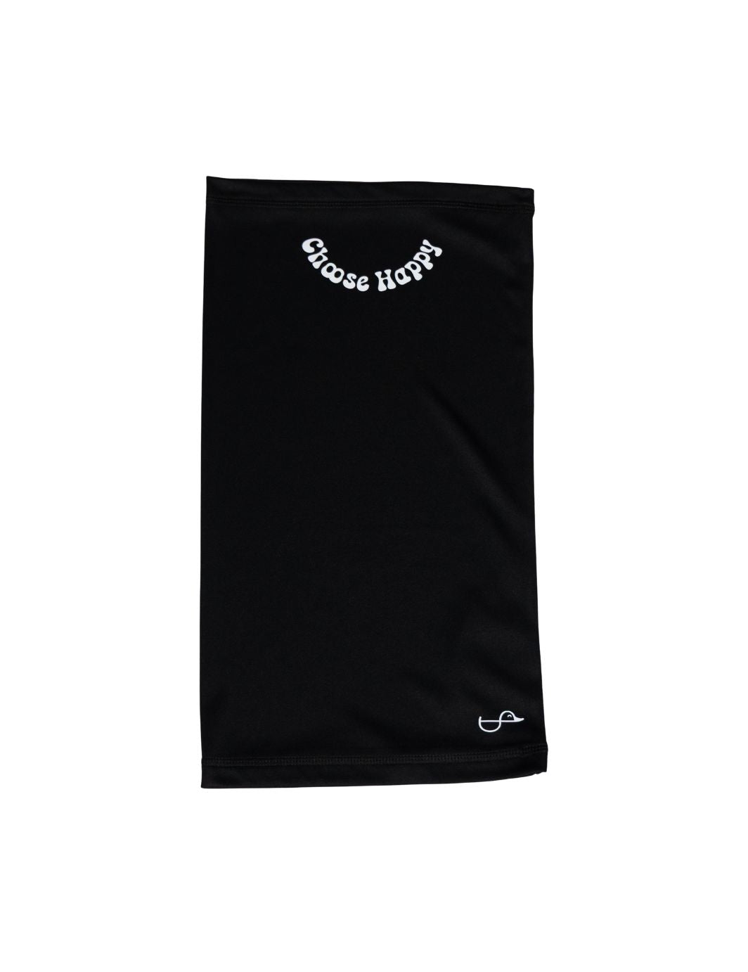 Choose Happy Neck Gaiter - Black