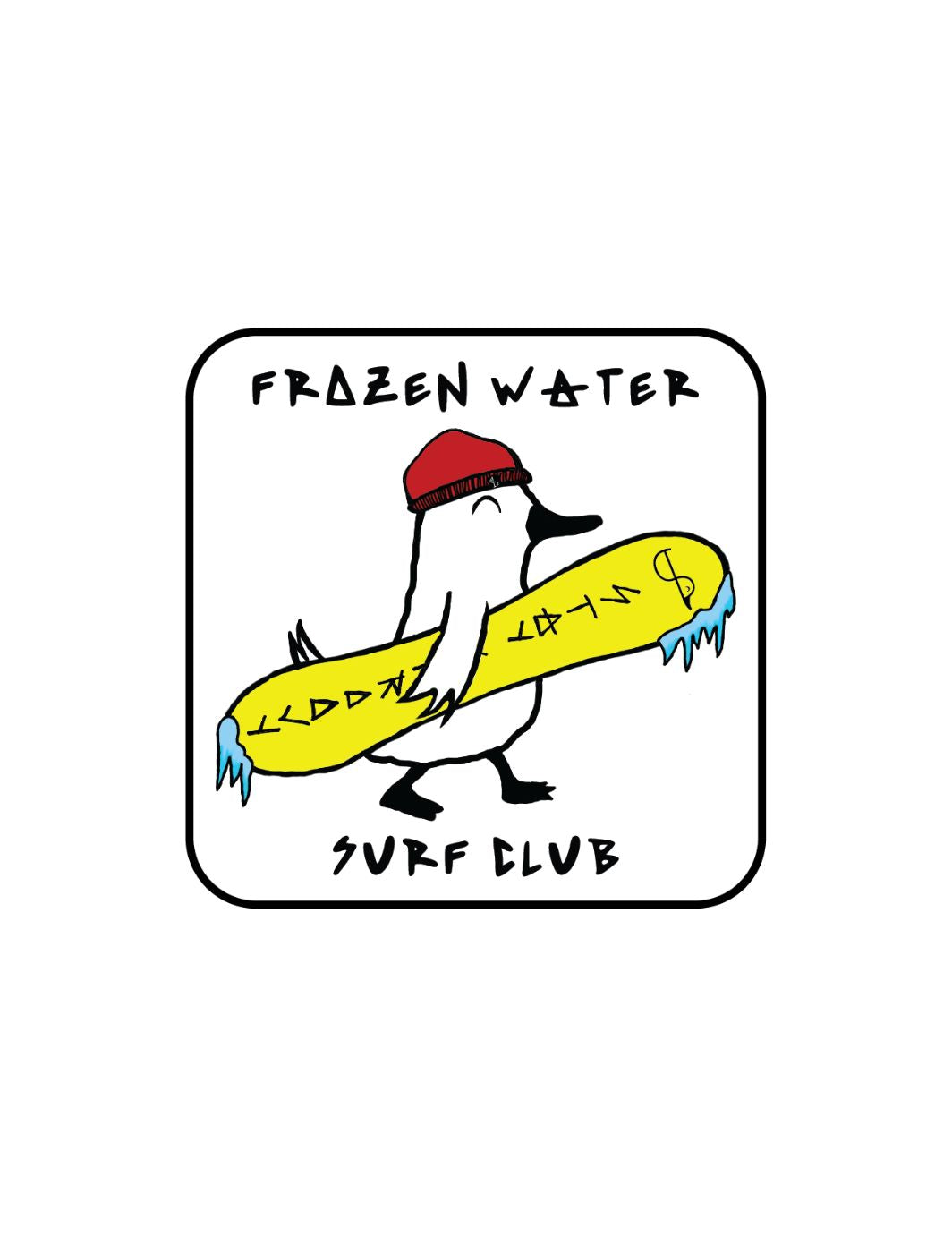 Frozen Water Surf Club Sticker
