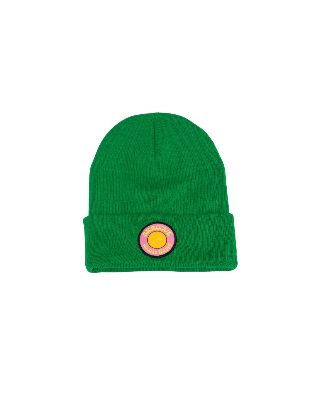 Groovy Choose Happy Snowday Beanie - Kelly Green