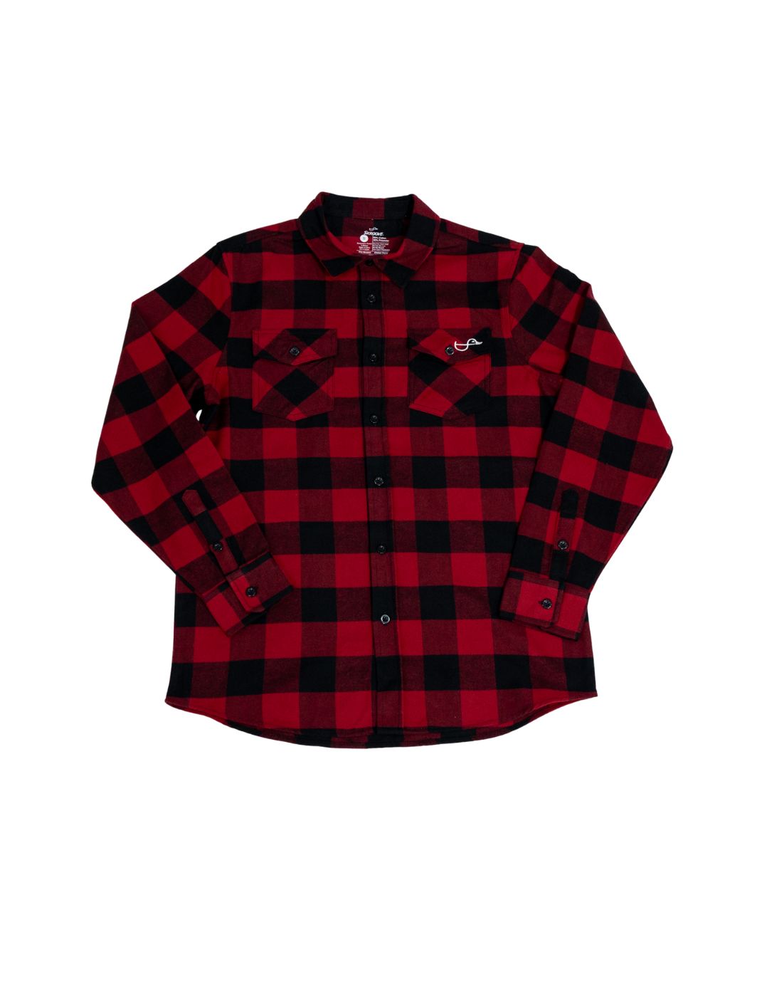 Duck Flannel - Red & Black