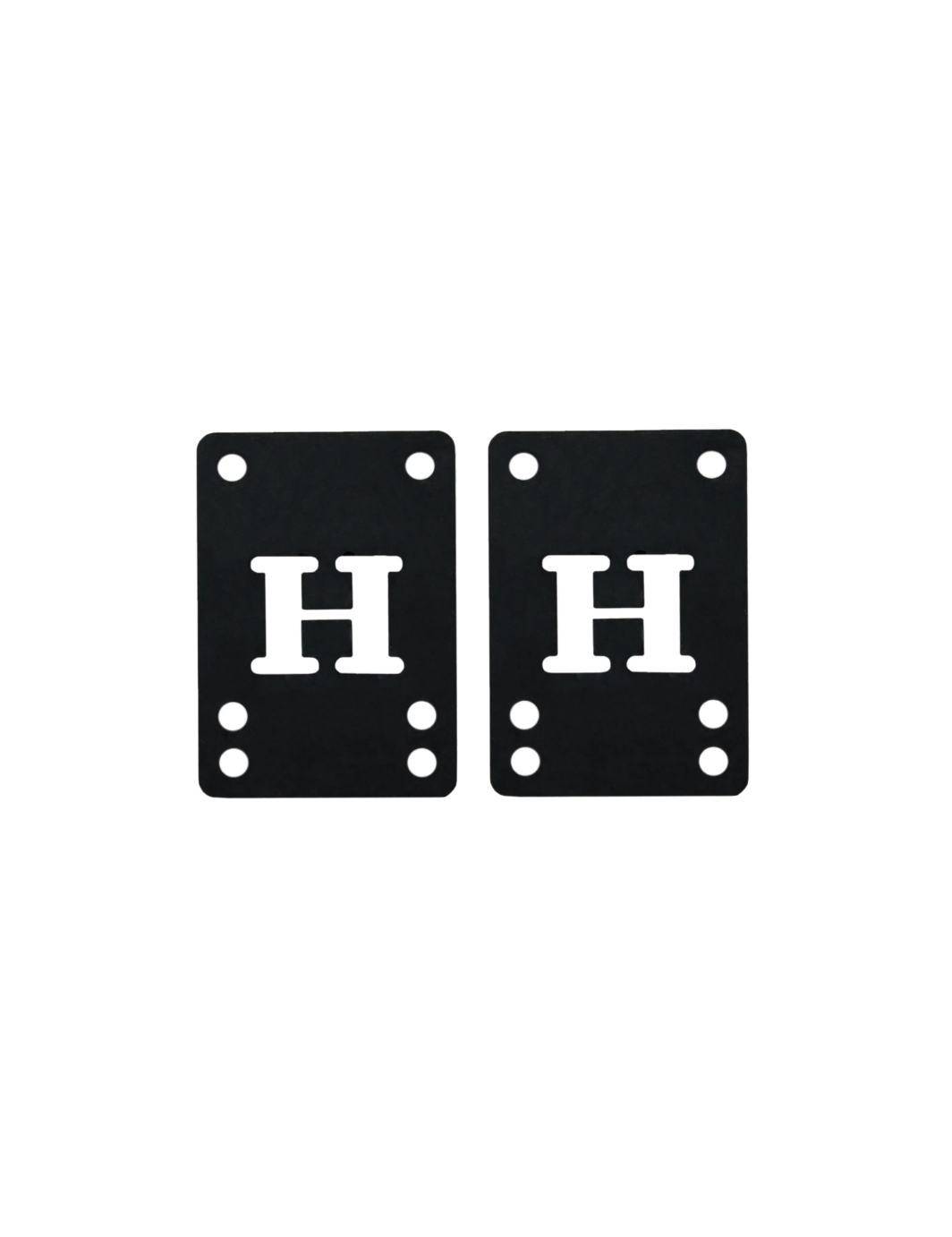 H Block Risers 1/8" Black