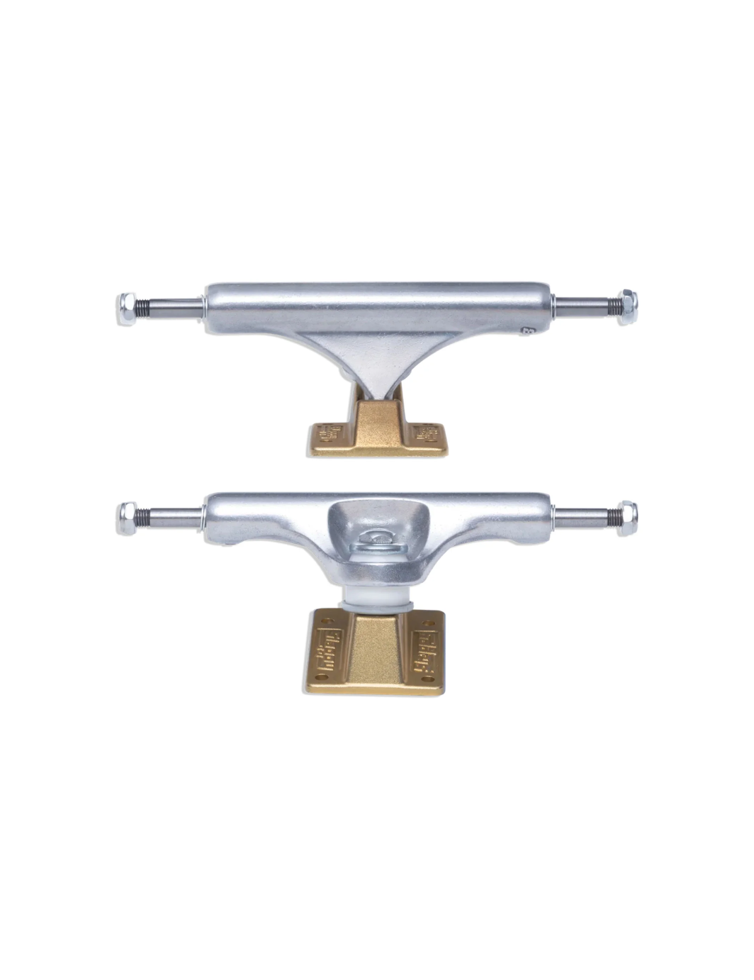 Slappy Skateboard Trucks ST1 Inverted Hollow Lights Gold 8.0"
