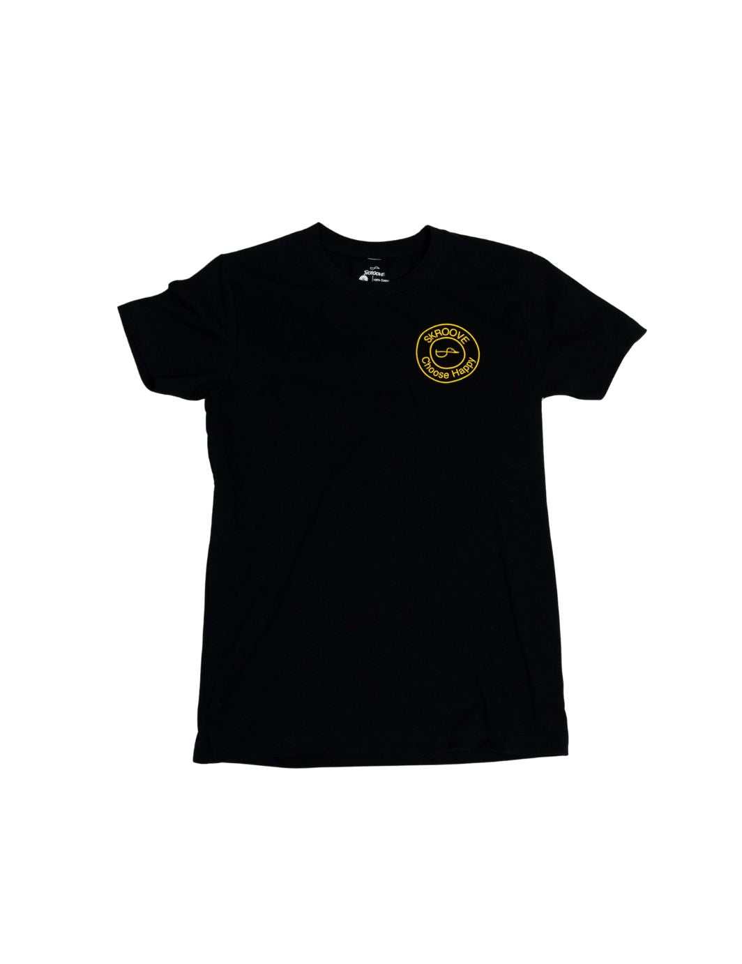 Choose Happy Tee - Black & Yellow