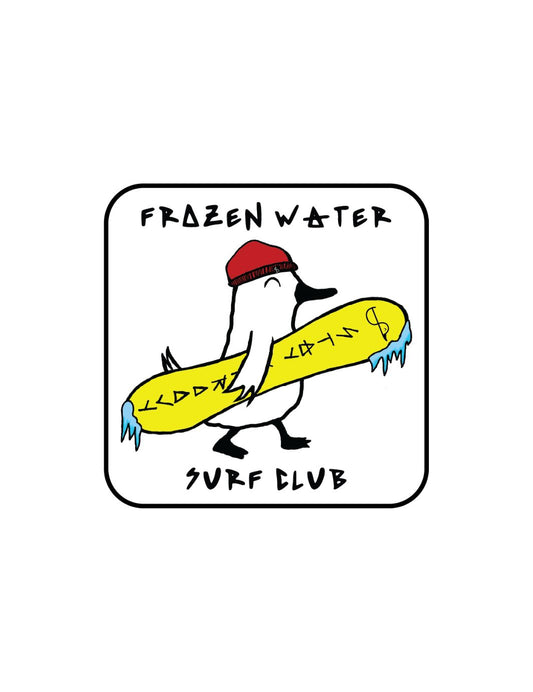 Frozen Water Surf Club Sticker
