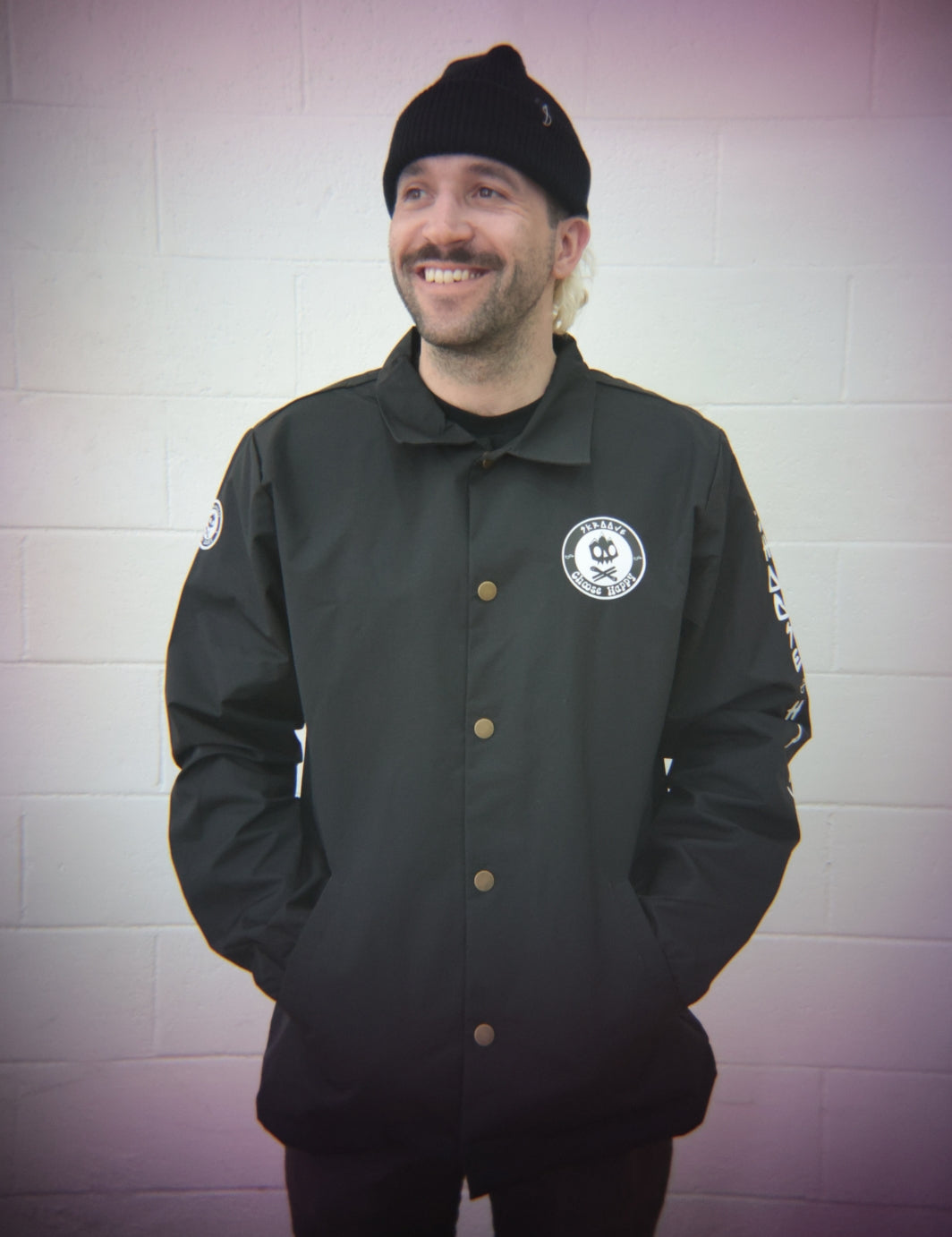 Choose Happy Shred Squad Streetstyle Jacket - Black