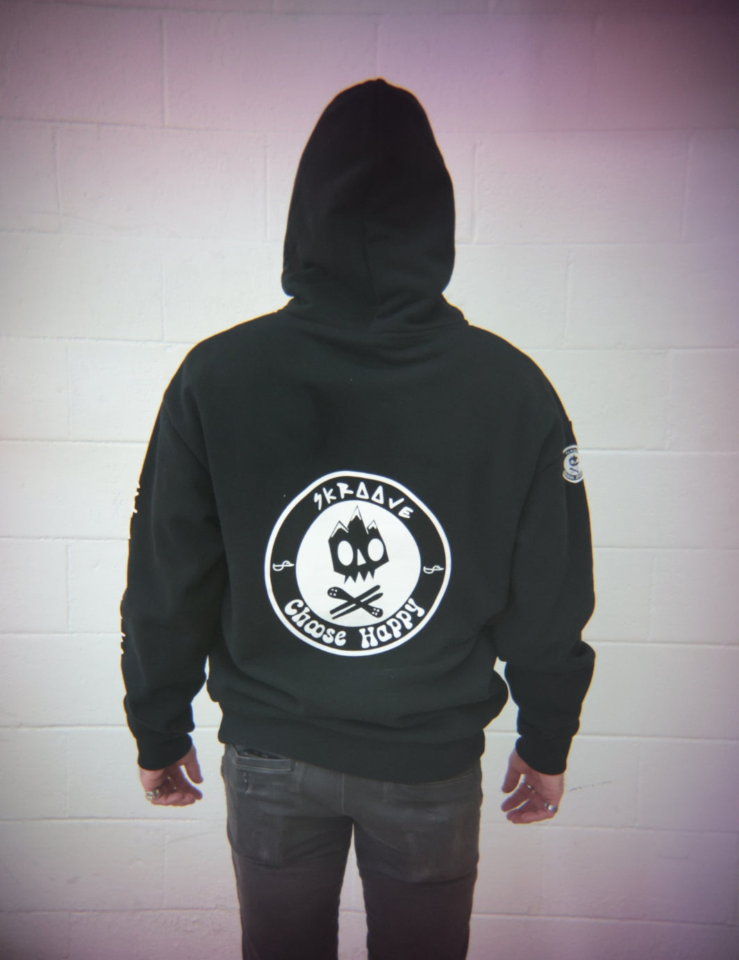 Choose Happy Shred Squad Heavyweight Hoodie - Black
