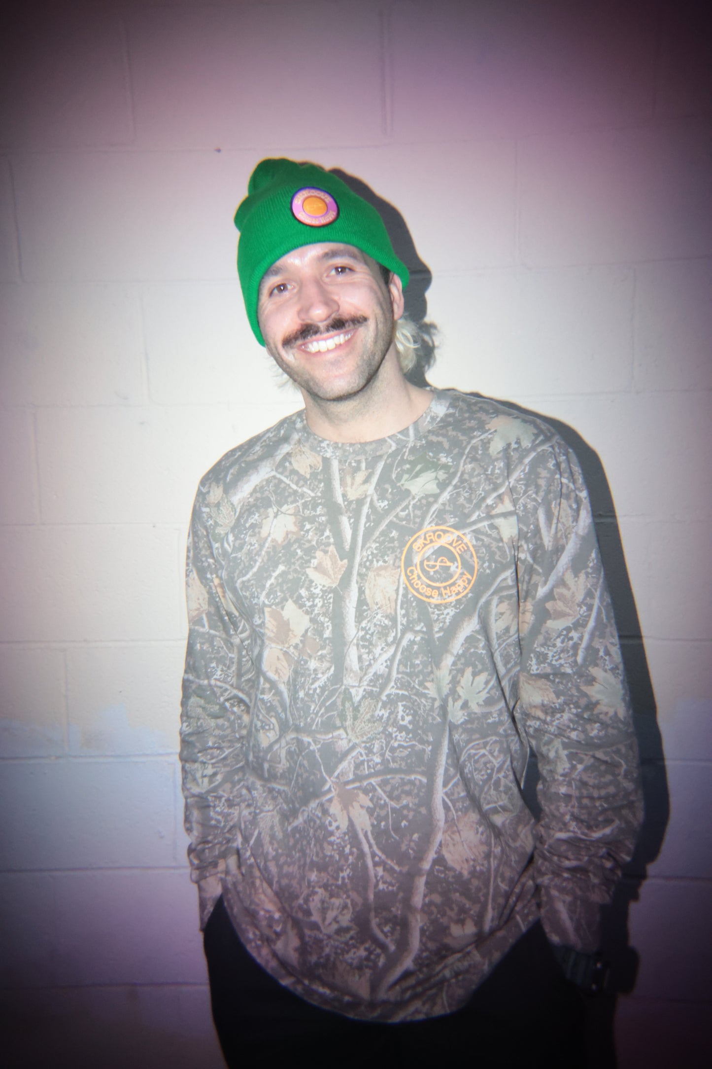 Choose Happy Long Sleeve - Deadwood Camo