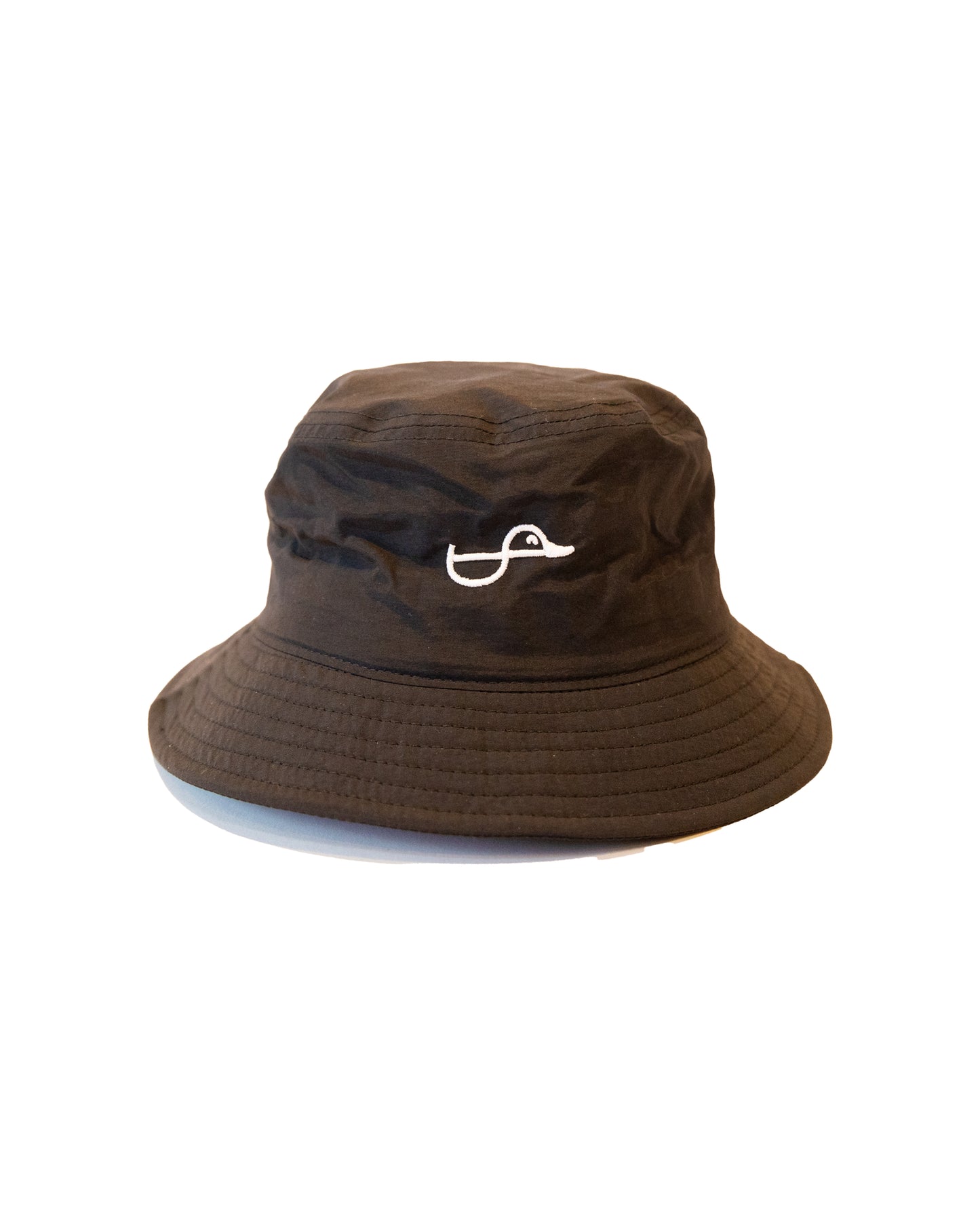 Duck Nylon Bucket Hat - Black