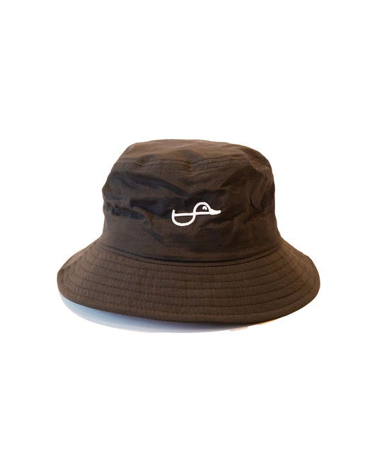 Duck Nylon Bucket Hat - Black