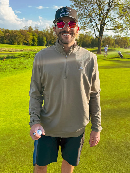 Duck Quarter Zip - Pine