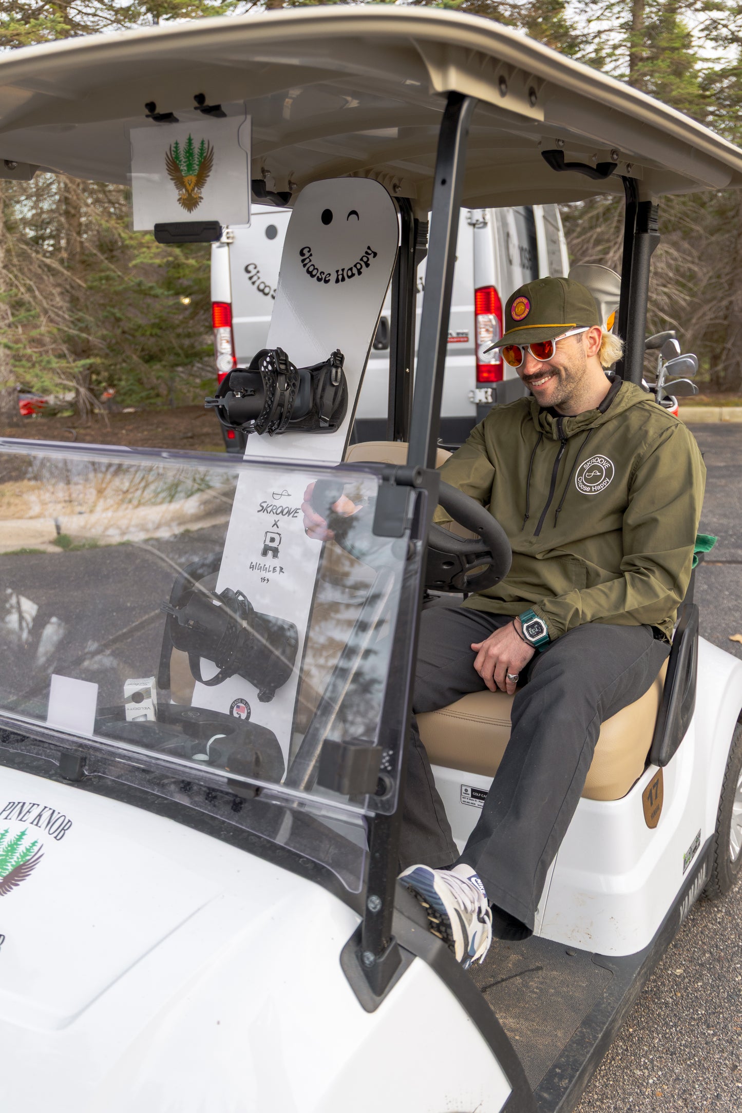 Choose Happy Surf Rope Hat - Army