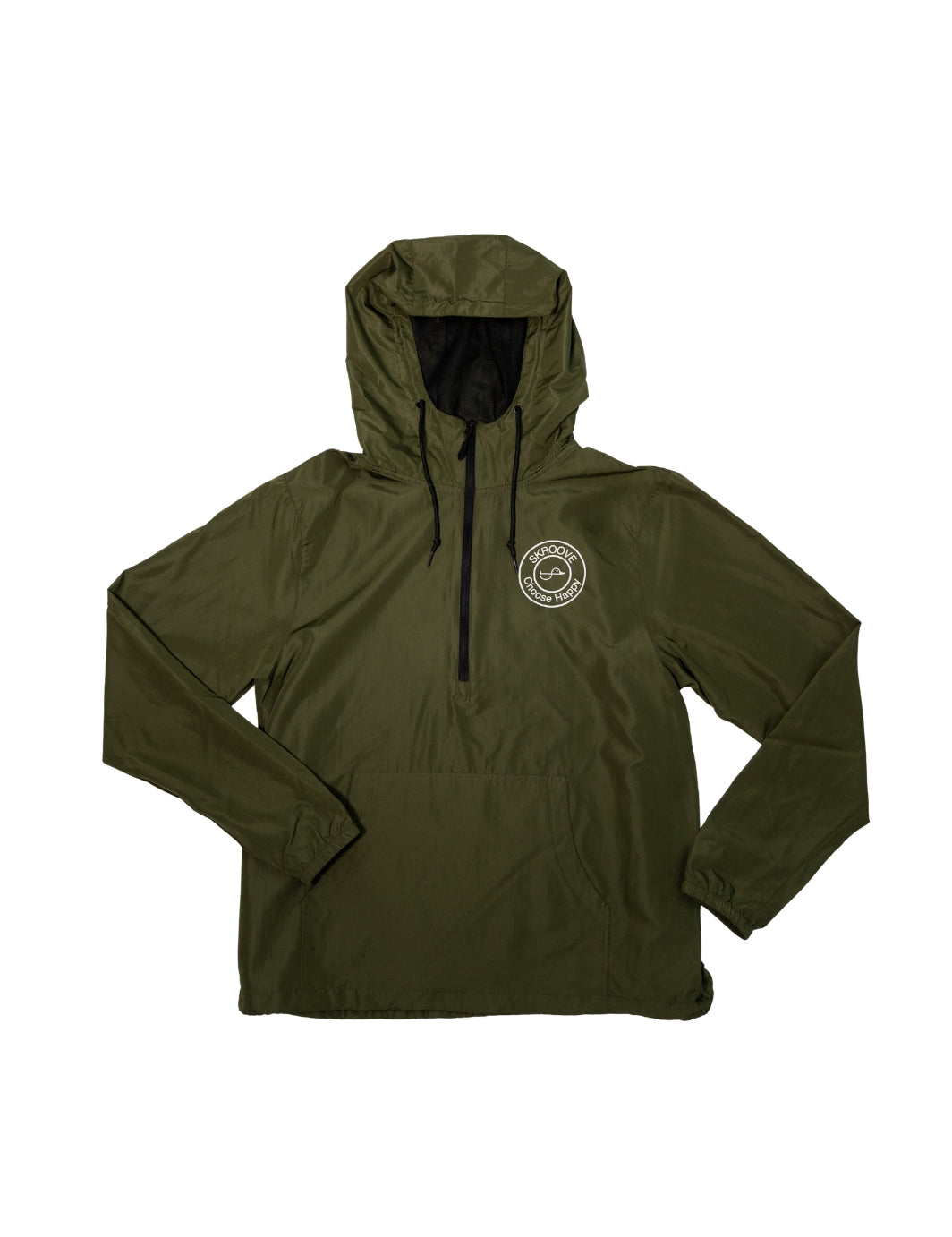 Choose Happy Classic Anorak Jacket - Army