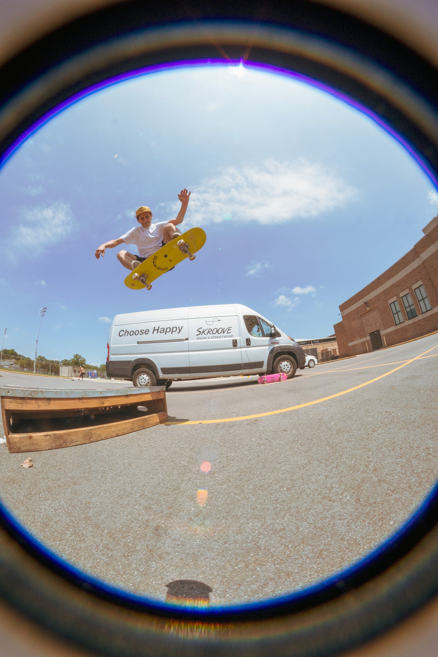 Skroove Choose Happy Smiley Skateboard