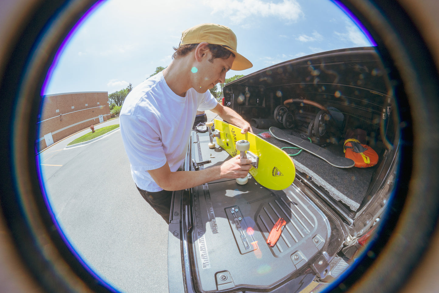 Skroove Choose Happy Smiley Skateboard