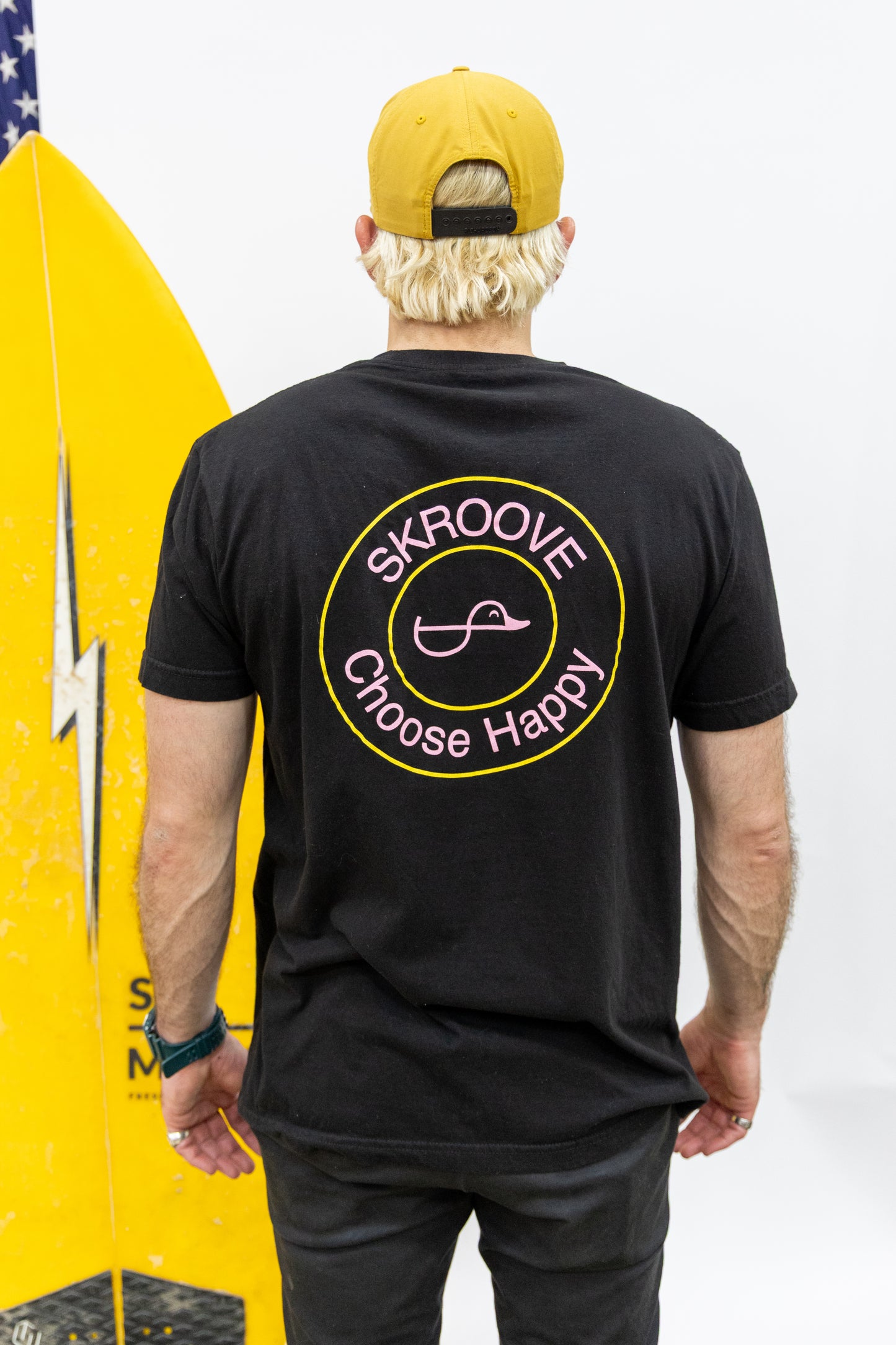 Choose Happy Classic Tee - Black