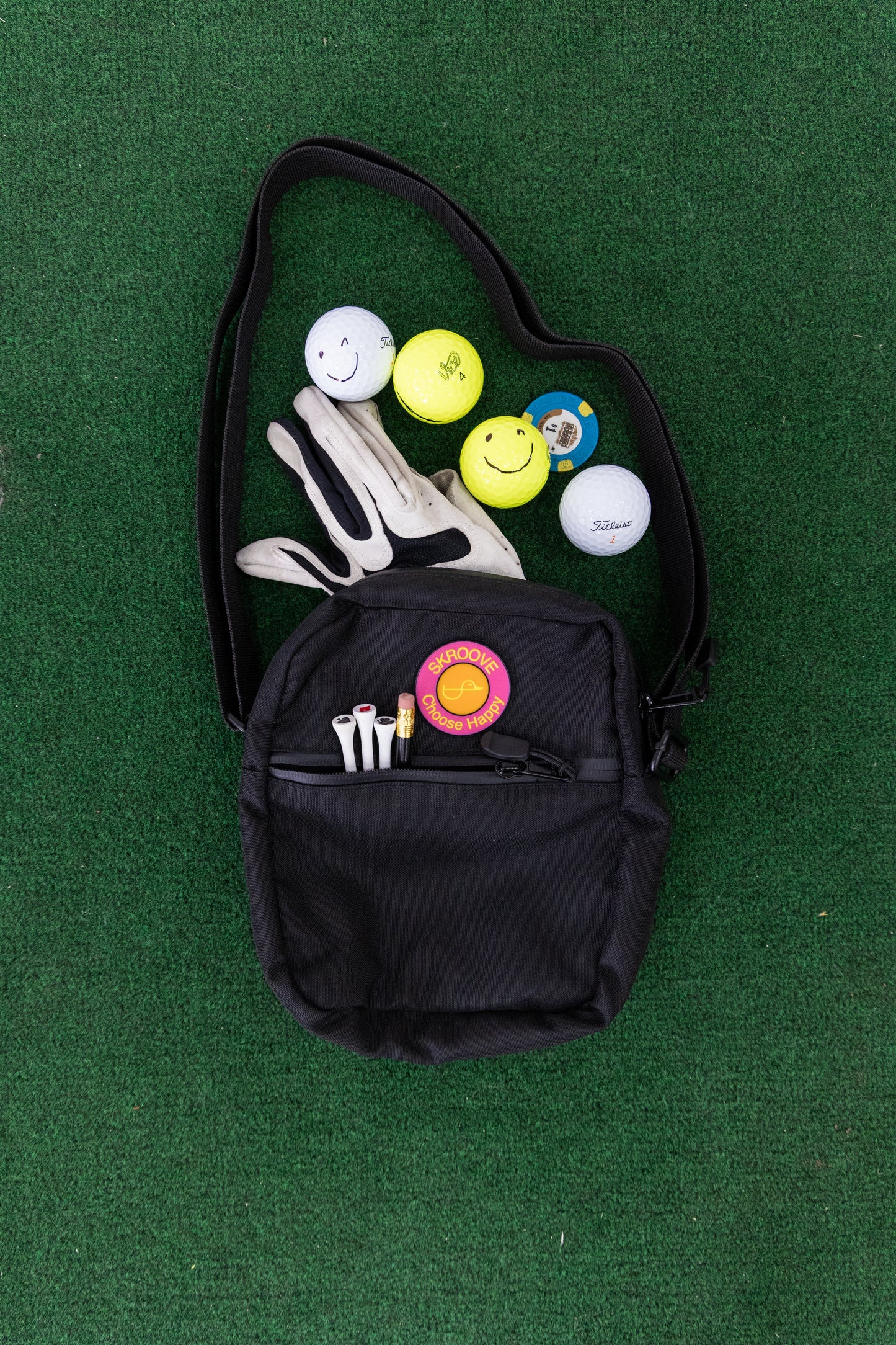 Choose Happy Satchel